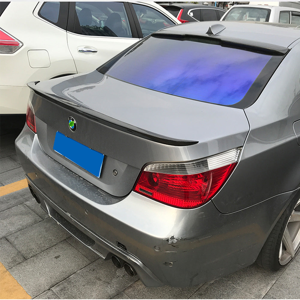 Fit BMW 5Ser E60 & M5 2005-2011 Echt Carbon Heckspoiler Flügel Dach Stil