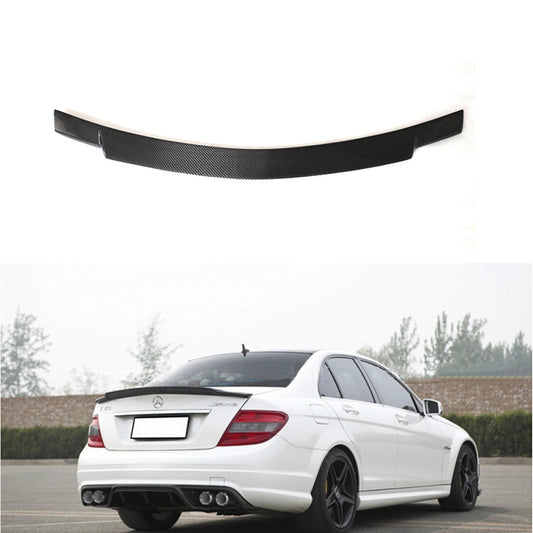 Fit Mercedes Benz W204 C204 2007-2014 Echt Carbon Heckspoiler Dachflügel