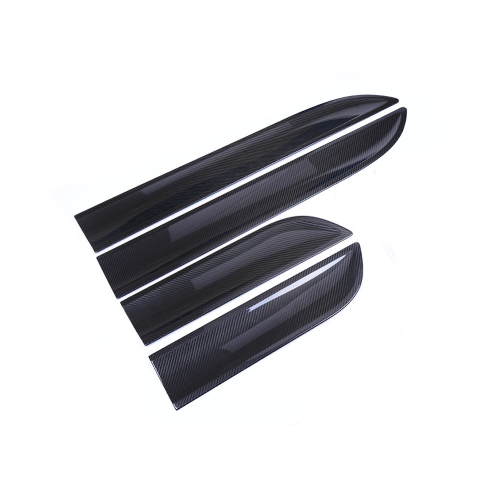 Fit Porsche Macan 2015-2018 Real Carbon Door Protector Plate Cover Trims