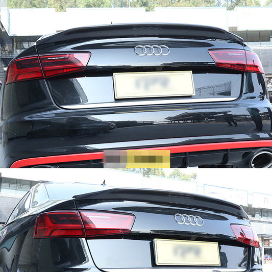 Fit Audi A6 C7 S6 2012-2018 Real Carbon Real Trunk Spoiler Wing