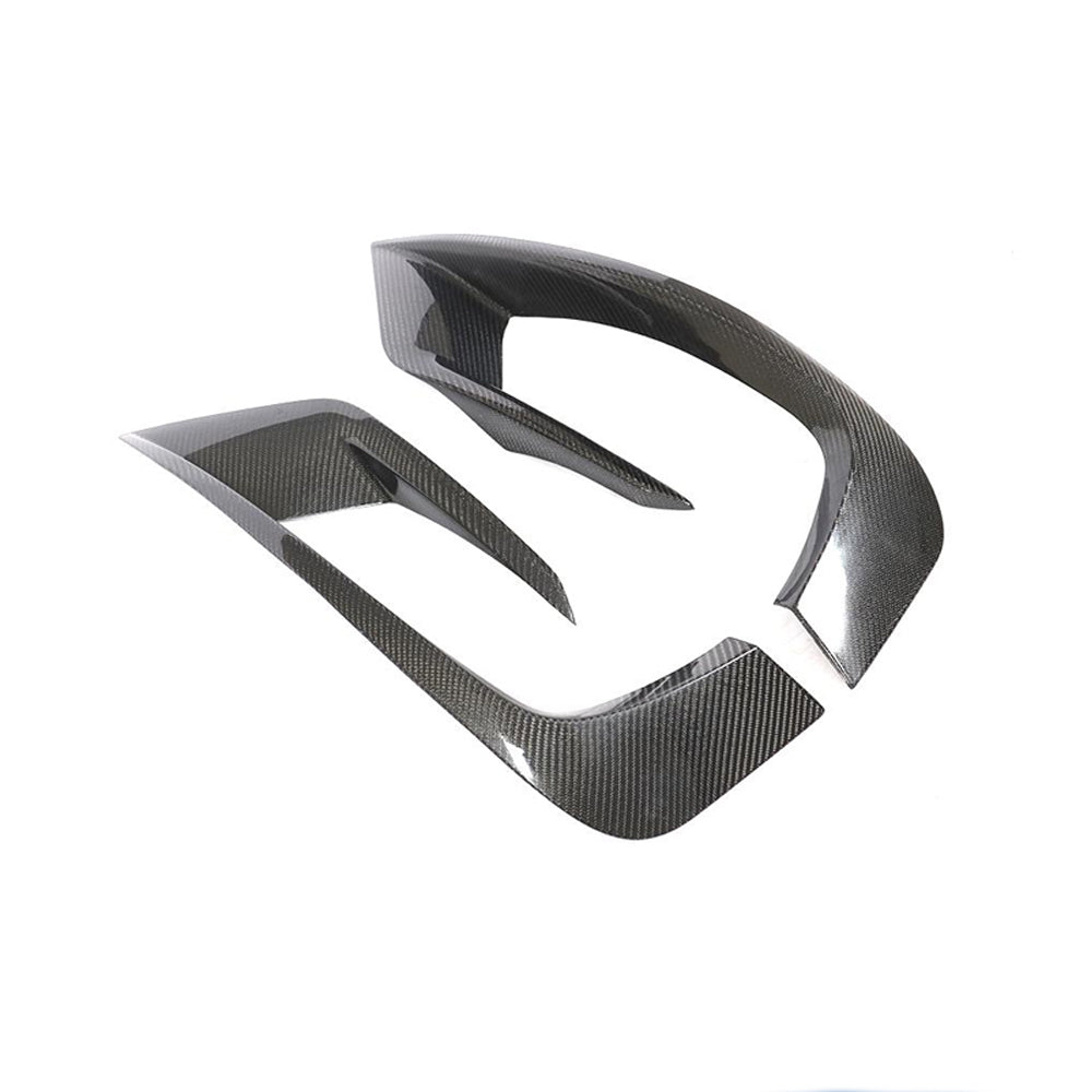 Fit Mercedes Benz W222 S63 AMG 2013-2017 Real Carbon Rear Bumper Diffuser Front Splitter Trunk Spoiler