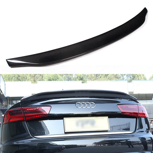 Fit Audi A6 C7 S6 2012-2018 Echt Carbon Echt Stamm Spoiler Flügel