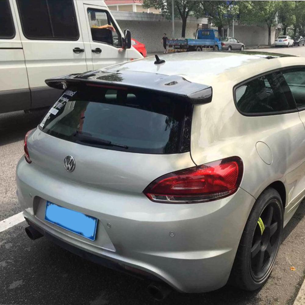 Fit Volkswagen Scirocco Coupe 2008-2014 Real Carbon Rear Roof Spoiler Wing