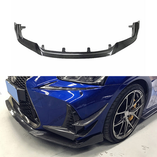 Fit Lexus IS300 IS350 F Sport 2017-2029 Real Carbon Rear Bumper Diffuser Front Splitter Trunk Spoiler Wing