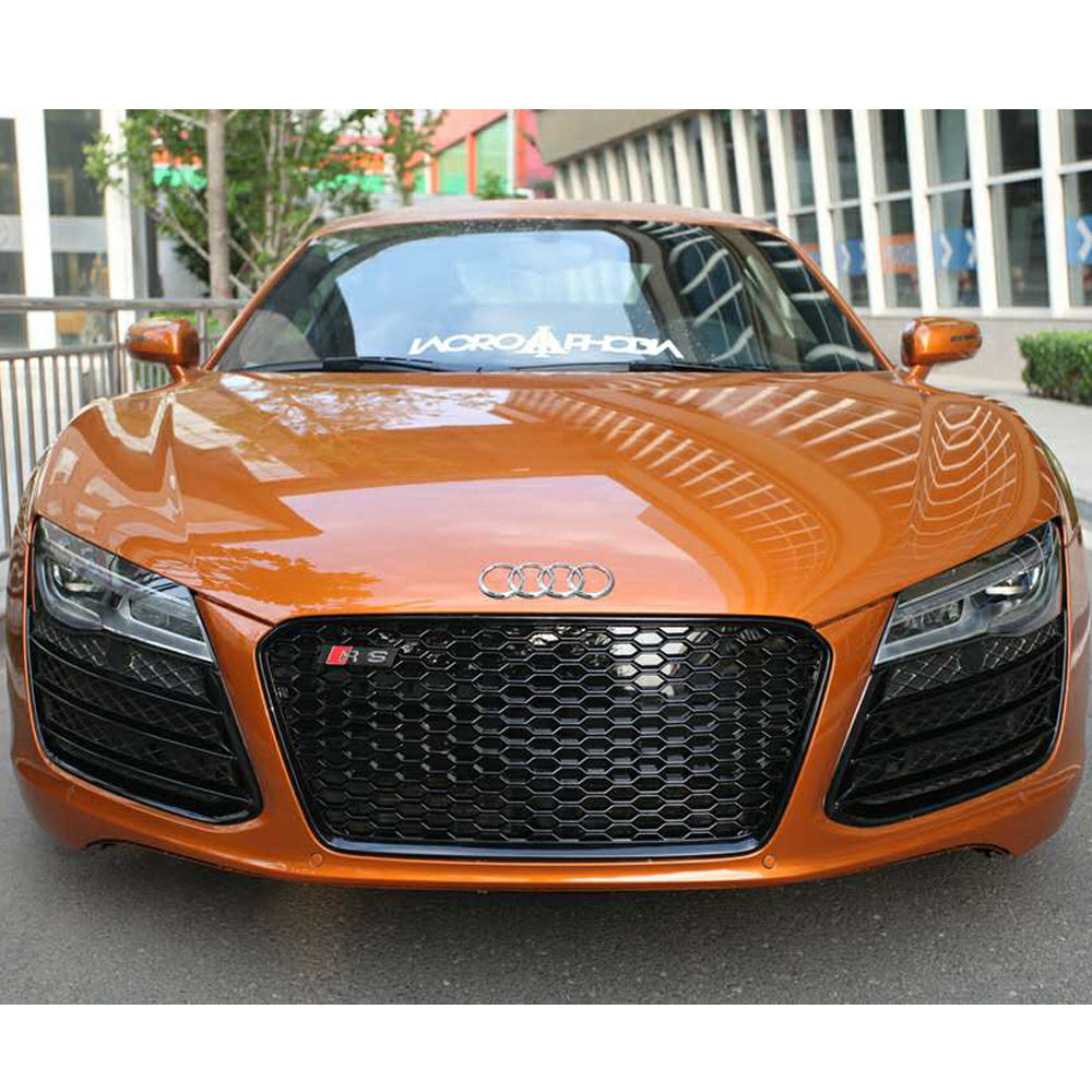 Fit Audi R8 V8 V10 2014-2016 Front Bumper Mesh Grille Grill