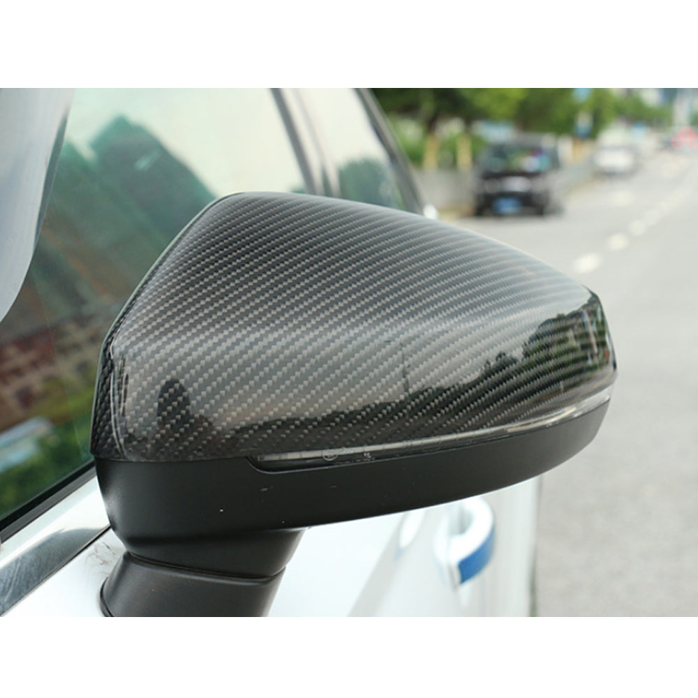 Fit Audi A3  8V S3 RS3 2013-2020 Real Carbon Mirror Cover Caps