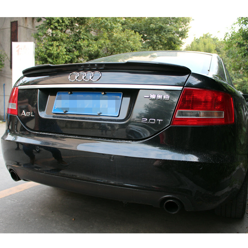 Fit Audi A6 C6 S6 2005-2011 Echt Carbon Heckspoiler Flügel