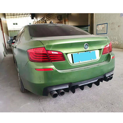 Fit BMW 5Ser F10 M Sport M5 2010-2016 Rear Bumper Diffuser Lip Spoiler