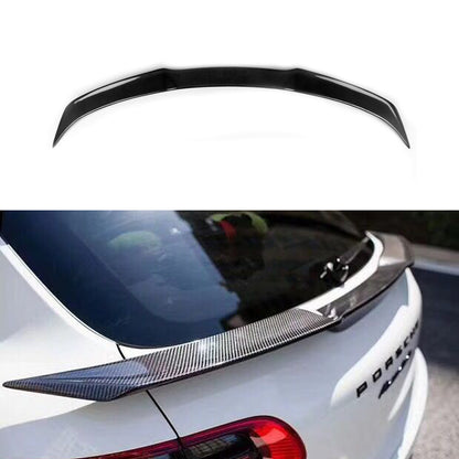 Fit Porsche Macan 2014-2018 Real Carbon Rear Trunk Middle Spoiler Wing