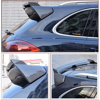 Fit porsche Cayenee 958 2015-2017 Real Carbon Rear Trunk Spoiler Roof Wing