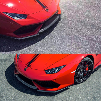 Fit Lamborghini Huracan LP610-4 2014-2017 Real Carbon Rear Bumper Diffuser Front Splitter Side Skirts Trunk Spoiler Wing
