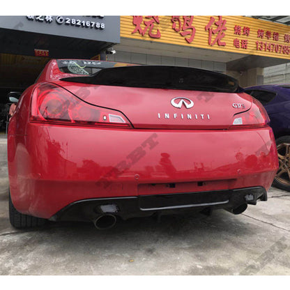 Fit Infiniti G35 G37 2009-2013 Real Carbon Rear Trunk Spoiler Wing