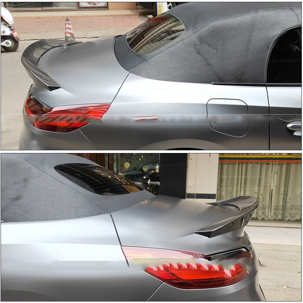 Fit BMW Z4 G29 2019-2024 Real Carbon Rear Trunk Spoiler Wing T Style