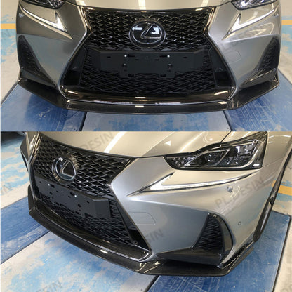 Fit Lexus IS300 IS350 F Sport 2017-2029 Real Carbon Rear Bumper Diffuser Front Splitter Trunk Spoiler Wing