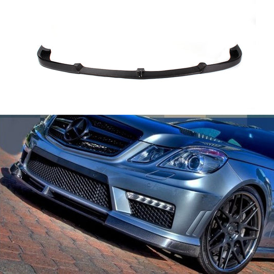 Fit Mercedes Benz E Claas W212 E63 AMG 2009-2013 Real Carbon Front Bumper Lip Splitter Aprons