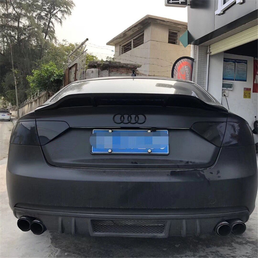 Fit Audi A5 8T B8 5 Tür 2008-2016 Hinten Stamm Spoiler Flügel