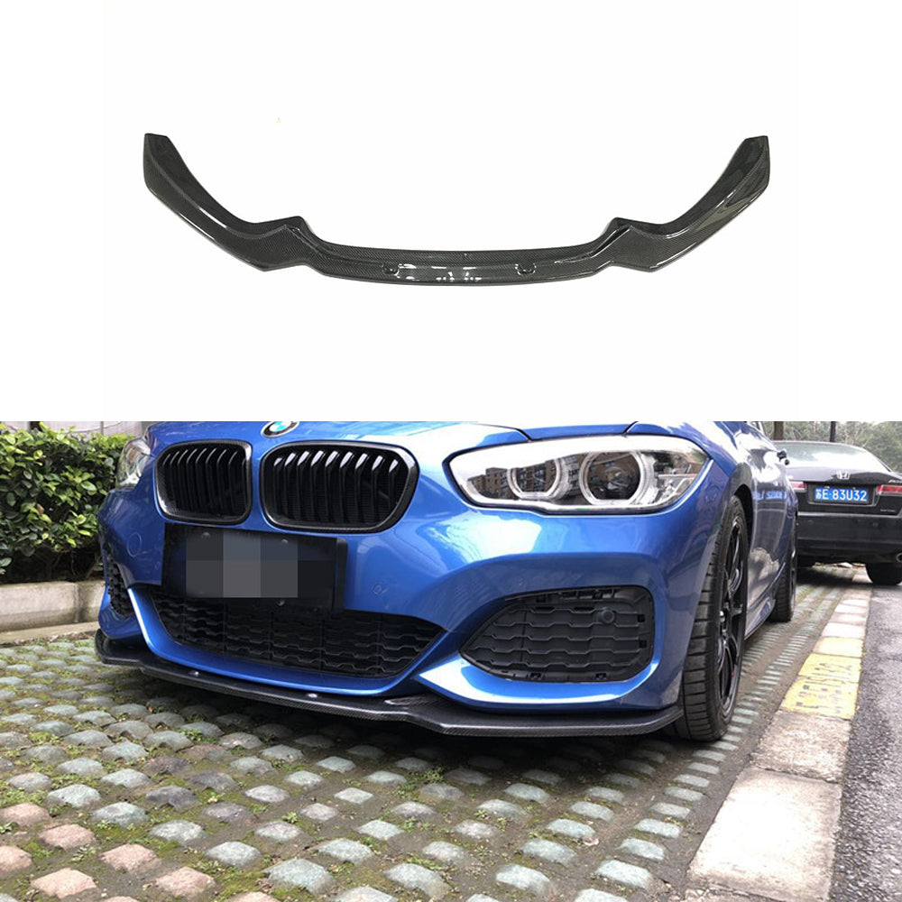 Fit BMW 1Ser F20 M Sport 2015-2019 Real Carbon Rear Bumper Diffuser Front Splitter Side Skirts Trunk Spoiler Wing