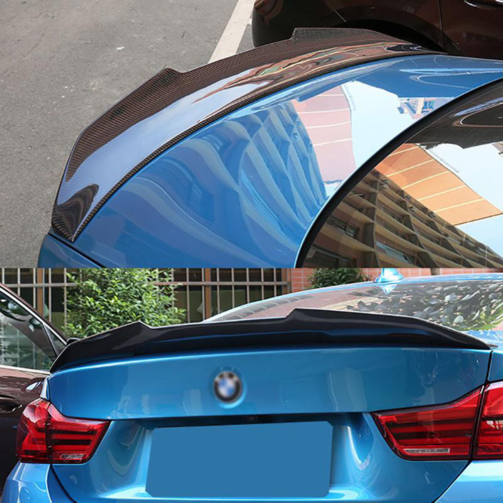 Fit BMW 4Ser F36 Gran Coupe 2014-2018 Real Carbon Rear Trunk Spoiler Wing