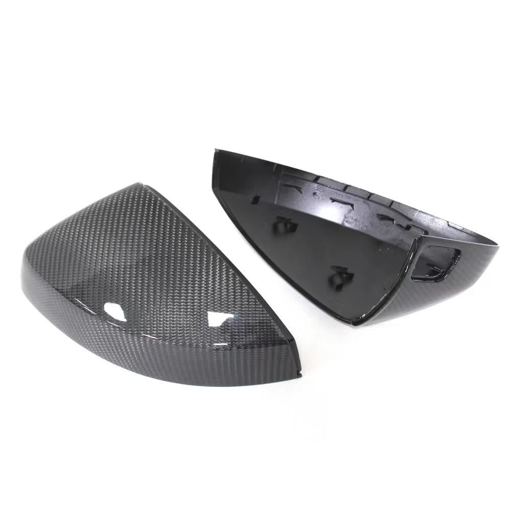 Fit Audi A3  8V S3 RS3 2013-2020 Real Carbon Mirror Cover Caps