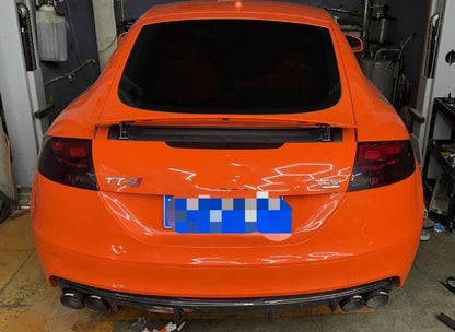 Fit Audi TTS MK2 2008-2014 Echt Carbon Heckstoßstange Diffusor Lip Spoiler